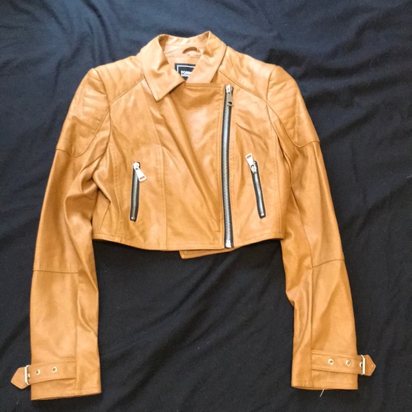 Foreign Exchange Jackets & Blazers - Crop leather jacket Foreign Exchange Jackets & Blazers - Crop leather jacket